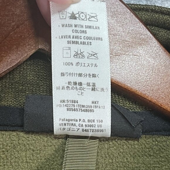 Patagonia Better Sweater Fleece Chore Jacket Full Zip Button 4 Pocket Olive XL - Picture 6 of 8